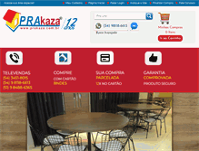 Tablet Screenshot of prakaza.com.br